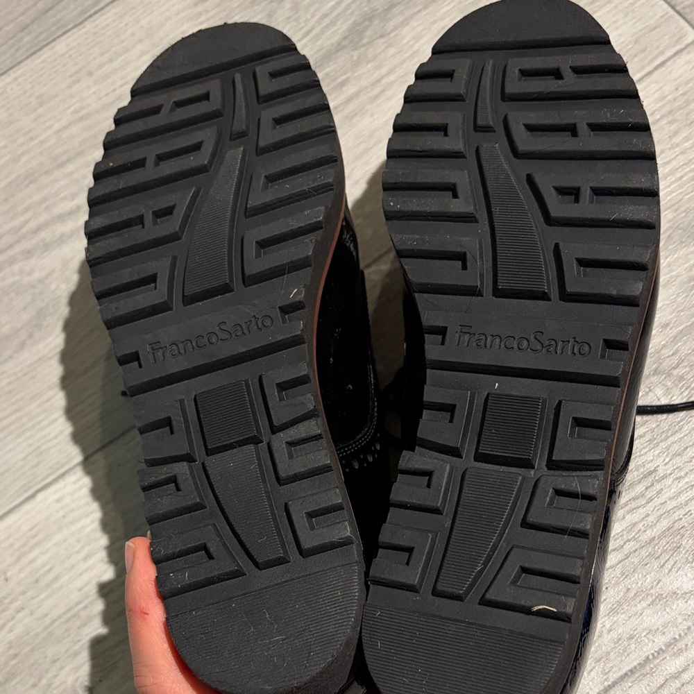 Bundle 3 for $70 | Franco Sarto Carlee black patent leather oxfords - Picture 3 of 7